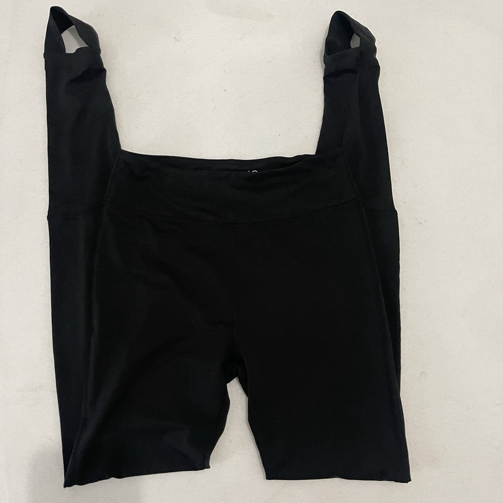 Outdoor Voices Black High Rise CloudKnit Stirrup Legging Medium